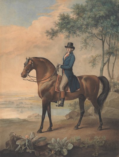 Warren Hastings on his Arabian Horse by George Stubbs